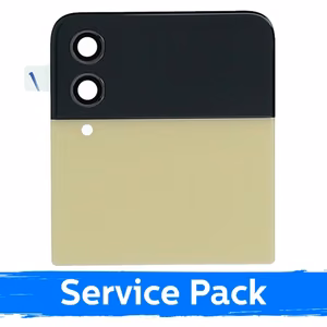 LCD ekraan ühilduv Samsung F721 Z Flip4 (OUTER) raamiga / Kollane / (Service Pack)