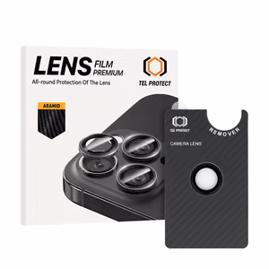 Tempered glass Tel Protect 3D Lens Aramid Series on camera jaoks Iphone 17 Air (lens 1 piece)