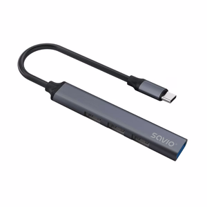 SAVIO AK-71 USB-C jaotur - 3 x USB-A 2.0, 1 x USB-A 3.0, 4-in-1, 5 Gbps