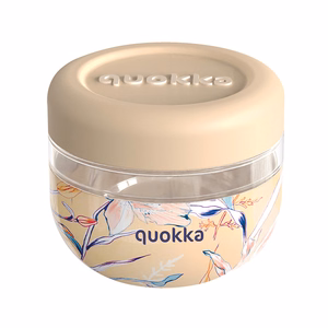 Quokka Bubble Food Jar 500 ml toidunõu, vintage-stiilis lillemuster