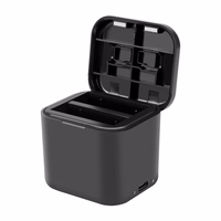 Laadija + memory card ümbris PULUZ jaoks Insta360 Ace / Ace Pro / Ace Pro 2