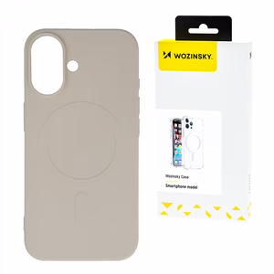 Wozinsky Silicone Ümbris Magsafe Magnetic Ümbris jaoks Samsung Galaxy S25+ - Beige