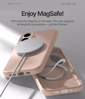 Ümbris Mercury Pure Magsafe Silicon Ümbris Apple iPhone 17 roosa sand