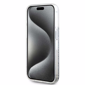 Чехол Karl Lagerfeld Liquid Glitter Choupette Head MagSafe для iPhone 13 Pro / 13 - прозрачный