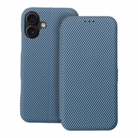 FOLIO Side Magnet Kaaned jaoks IPHONE 16 PLUS sinine