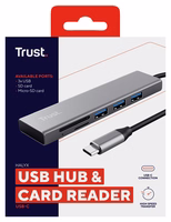 Trust Halyx USB 3.2 Gen 1 Type-C 104 Mbit/s alumiinium