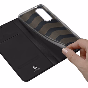 Чехол-кошелёк DUX DUCIS SKIN PRO для Samsung S25 Edge чёрный