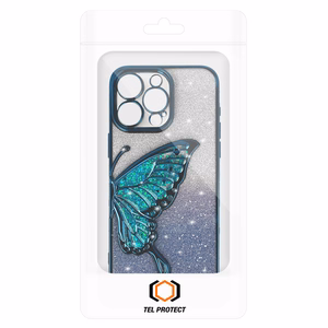 Tel Protect Butterfly Water Ümbris jaoks Iphone 12 Pro sinine