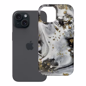 Ümbris jaoks iPhone 15 Forcell F-Protect Mirage compatible with Magsafe Military Drop-Test hõbedane fog