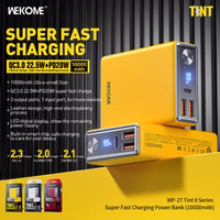 WEKOME WP-27 Tint Series - Power bank 10000 mAh Super Fast Charging USB-C PD 20W + 2x USB-A QC3.0 22.5W (valge)