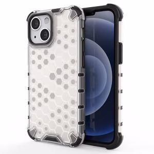 Honeycomb Case soomuskaitse TPU kaitsekattega iPhone 13 mini läbipaistev