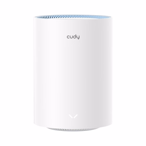Cudy M1200 kahe seadmega kaheribaline Mesh-Wi-Fi süsteem (2,4/5 GHz), Wi-Fi 5 (802.11ac), valge, 1 siseantenn
