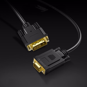 Orico XD-DITV DVI 24+1–VGA, Full HD kaabel, 5 m – must