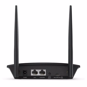 TP-LINK TL-MR100 LTE juhtmevaba ruuter üheribalaius (2.4 GHz) must