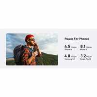 Powerbank Veger TCE130 (W2503) PD 130W 25000 mAh with built-in Type C cables / Lightning must