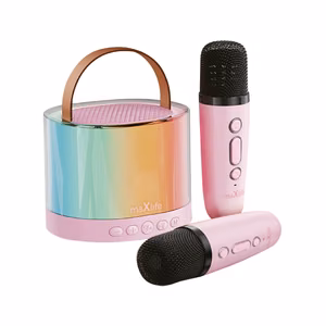 Maxlife Bluetooth karaoke kõlar MXKS-200 roosa