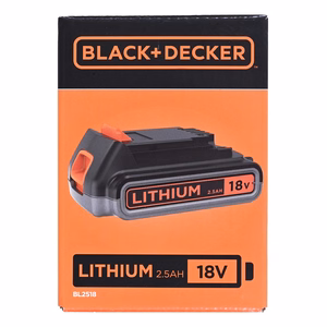 Black+Decker BL2518-XJ 18 V 2,5 Ah tööriista aku