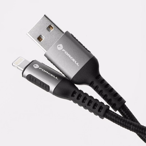 Kaabel USB A to Lightning Forcell F-Energy 2,4A 12W Cafule 3 m C257 must