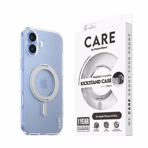 CARE by PanzerGlass Feature Kickstand Ümbris iPhone 16 Plus 6.7" hõbedane/hõbedane MagSafe 1327