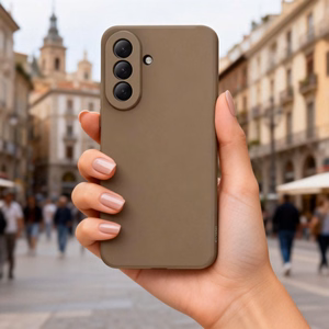 Tech-Protect Icon ümbris Samsung Galaxy A37 5G jaoks - pruun