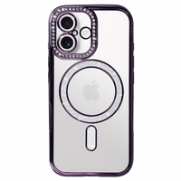 Bling Magsafe Ümbris jaoks Iphone 17 purple