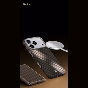 Sinine Benks Magnetic Armor Air Armor Grid 600D kevlari ja metallraamiga ümbris (C.K.FL.AP.BE.0072) mudelitele iPhone 18 Pro / iPhone 17 Pro