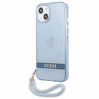 Guess GUHCP13SHTSGSB iPhone 13 mini 5,4 "sinine / sinine hardcase Translucent Stap