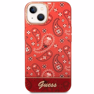 Guess GUHCP14SHGBNHR iPhone 14 6.1" punane/punane hardcase Bandana Paisley