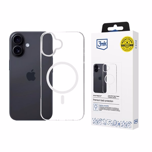 3mk Armor MagCase jaoks iPhone 16 - läbipaistev