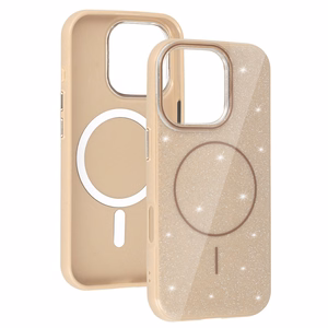 Magsafe Slim Shiny jaoks Iphone 16 kuldne