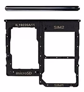 SIM-kaardi hoidja Samsung A315 A31 2020 Prism Crush Black originaal (service pack)