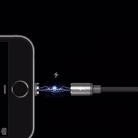 USB Kaabel Remax RC-095i Pruun "Lightning" 100cm (koos removeable magnetic connector)