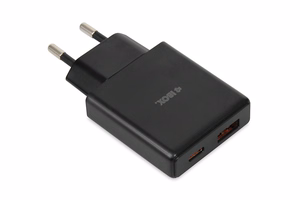 iBOX C-43 Slim GaN PD30W seinaäärne laadija, must