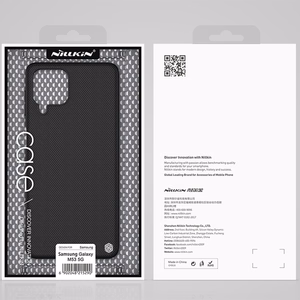 Nillkin Textured Case vastupidav tugevdatud ümbris koos geelraami ja nailonist tagaküljega Samsung Galaxy M53 5G jaoks must
