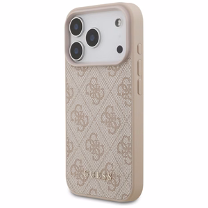 Guess Чехол для iPhone 17 Pro GUHCP17LG4GFPI (PU 4G Classic) розовый