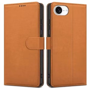 Ümbris Fancy Wallet Xiaomi Redmi 13C/Poco C65/Poco M6 5G pruun