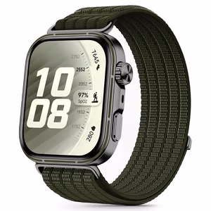 Нейлоновый ремешок Tech-Protect для Huawei Watch Fit 3 / 4 / 4 Pro / 5 / 5 Pro - зеленый