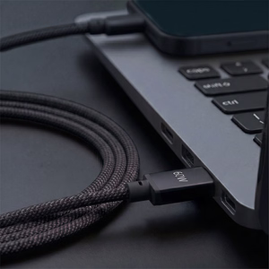 Forever Vibe kaabel USB-C - USB-C 1,0 m 60W tumehall