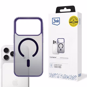 Чехол 3mk Frosty MagCase для iPhone 17 Pro - фиолетовый