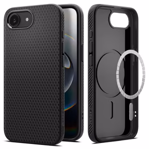 Spigen Liquid Air Mag MagSafe чехол для iPhone 16e - матовый черный