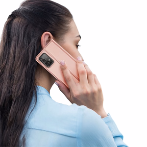 Dux Ducis Skin Pro Holster Cover Samsung Galaxy A73 jaoks roosa
