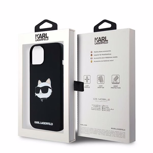 Karl Lagerfeld Silicone Choupette Head MagSafe Ümbris jaoks iPhone 15 Plus / 14 Plus - must
