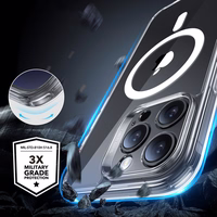 ESR Classic Pro Set Halolock MagSafe Ümbris jaoks iPhone 16 Pro Max - läbipaistev