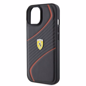 Ferrari FEHCP15SPTWK iPhone 15 6.1" must/must hardcase Twist Metal Logo
