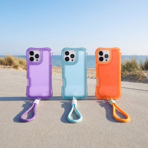 Safepop ümbris rihmaga iPhone 12 / 12 Pro 6,1" jaoks sinine