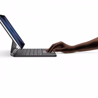 Dux Ducis "MK Series" juhtmevaba klaviatuur / ümbris Apple iPad Air 13 (2025) / Air 13 (2024) / iPad Pro 12.9 (2018 / 2020 / 2021 / 2022) must