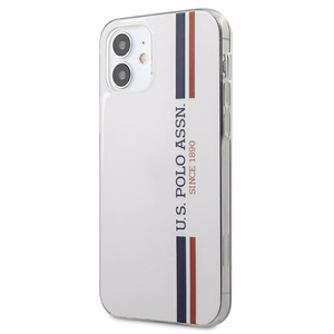 US Polo USHCP12SPCUSSWH iPhone 12 mini 5,4" valge Tricolor Collection