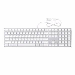 Juhtmega klaviatuur USB A/USB C QWERTY Dual (Mac/Windows) Satechi Slim LX3 Wired hõbedane
