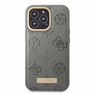 Guess GUHMP13LSAPSTG iPhone 13 Pro / 13 6.1" hall/hall hardcase Peony Logo Plate MagSafe
