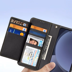 Dux Ducis Lawa Leather Ümbris jaoks Samsung Galaxy S25+ with Detachable Magnetic Wallet - must